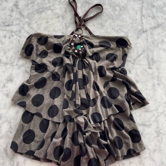 Freeway Vintage Halter Neck‎ Top - Picture 1 of 7